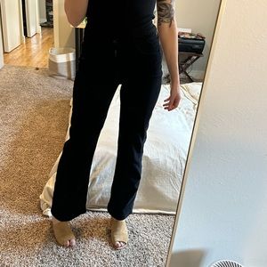 Mavi Black Corduroy Wide Leg Pants size 27